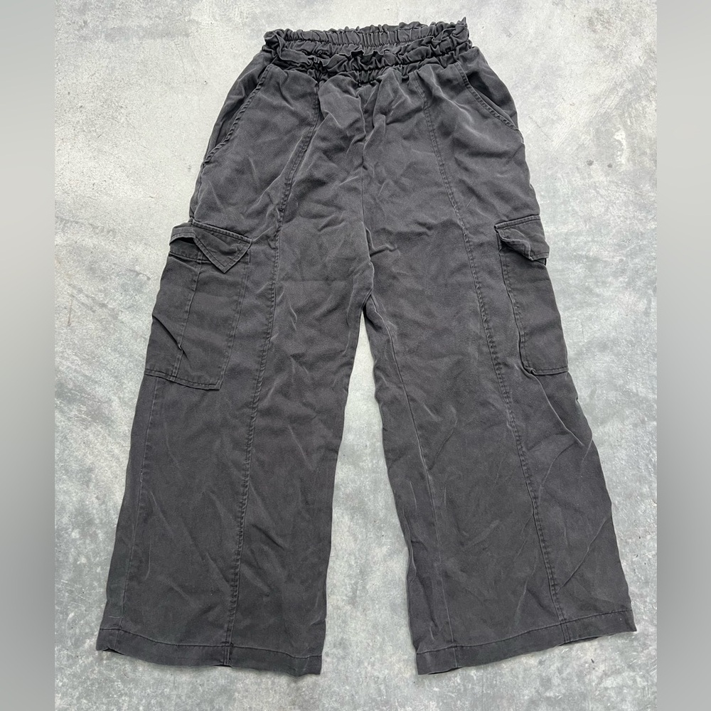 Back Beat Co Pants Womens Medium black Wide Leg